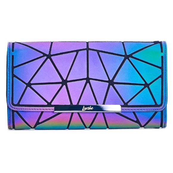 ★JUST REDUCED★ Holographic color change luxshe wallet - Picture 1 of 4